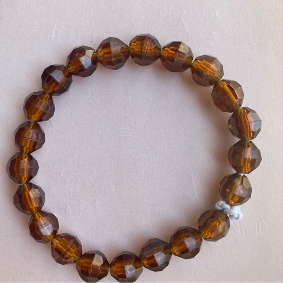 3 piece brown leopard print and gold tone jewelry set - Picture 2 of 4